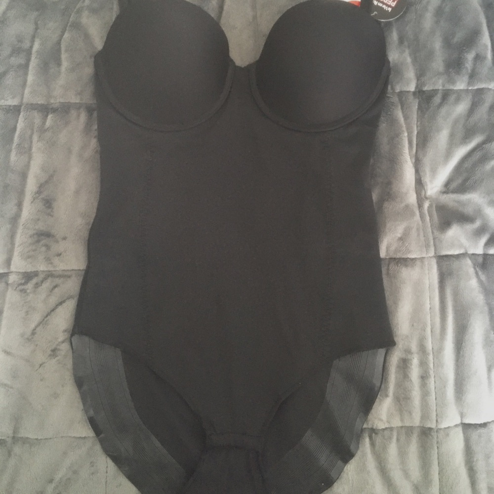 Black Corset Medium Bra 38C Unused